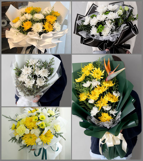 江西鹰潭贵溪市鸿塘镇白事花束代送